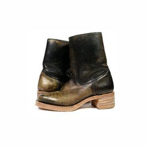 FRYE BOOTS Womens Size 6.5 USA Customed Oil Slick Campus Boots